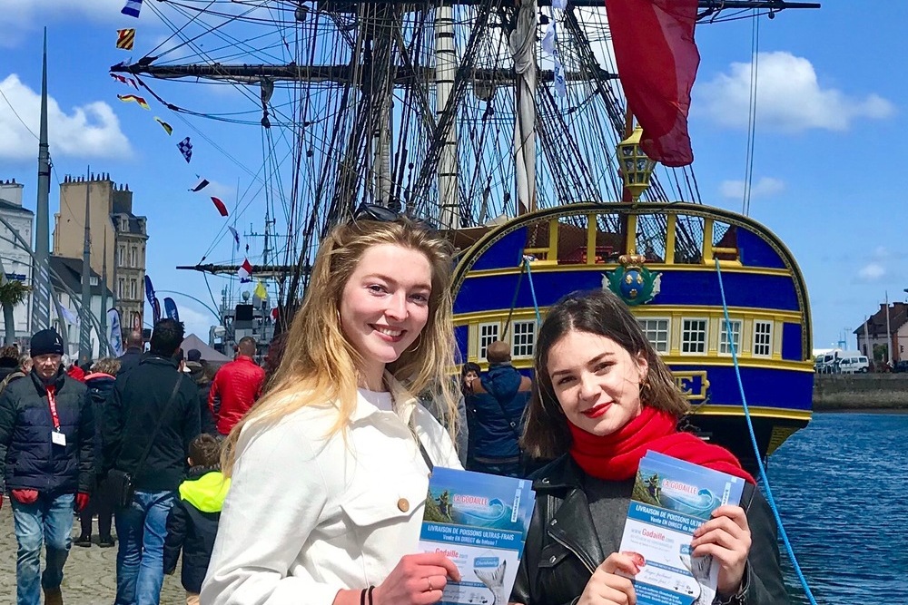 L’Hermione fait escale au port de Cherbourg !