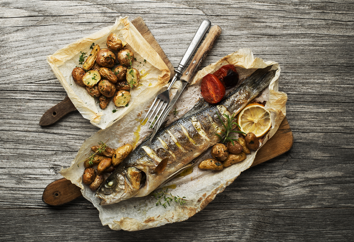 Recette Bar au four