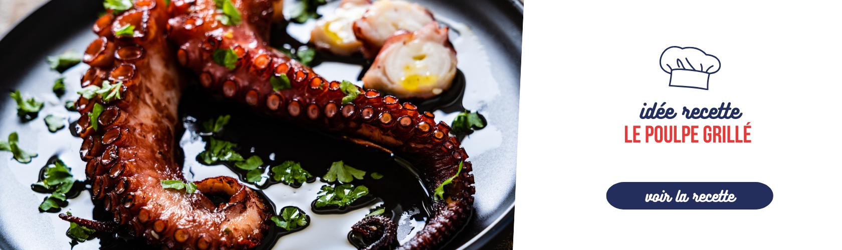 recette poulpe grillé